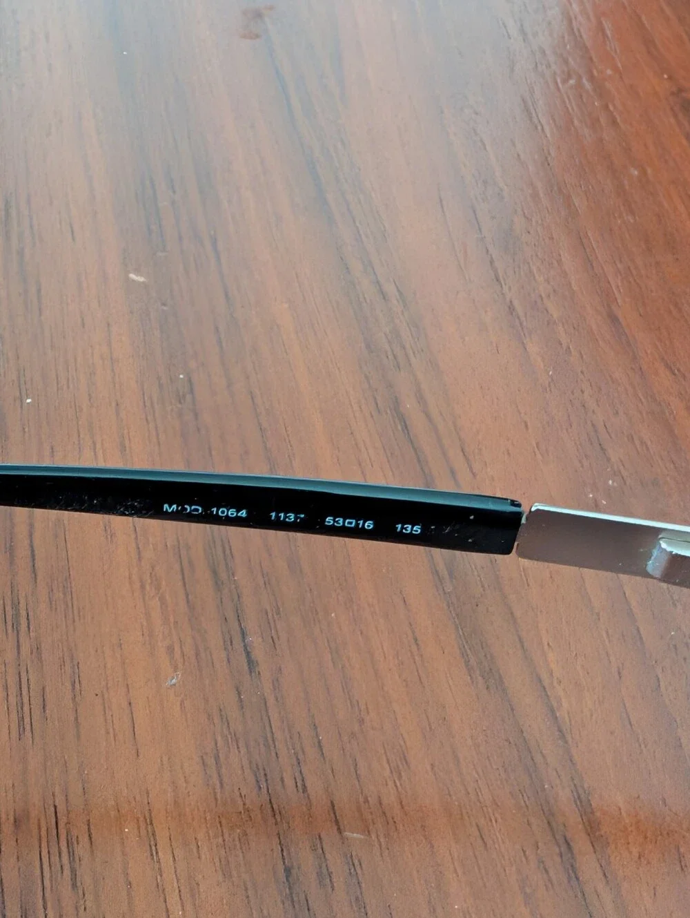 Versace Eyeglasses Black Mod 1064 1137 53-16-135 Pre Owned Frames Only
